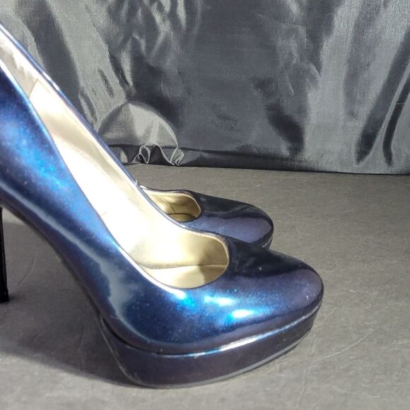 WOMEN"S GUESS PATENT HEELS HIGH STILETTOS PUMP SHOE - Picture 8 of 16